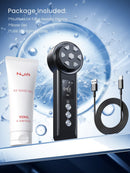 Radio Frequency Skin Tightening Device, Smart Electric Zinc Alloy Facial Beauty Machine with RF-Current Cold Heat for Jawline Lifting, Cheek Firm, Wrinkle Reduction, Depuff, Increase Absorption Infinity Warehouse