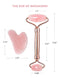 Jade Roller Gua Sha,Rose Quartz Face Roller Skin Care Tools,Beauty Facial Massager,Eye Roller For Puffy Eyes,Self Care Gifts For Women,HANABEE Skincare Sets & Kits (Rose Quartz) HANABEE Store