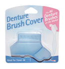 Denture Brush Cover - Fits All Denture Brushes (Blue) The Bottle Crew