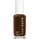 essie expressie Quick-Dry Vegan Nail Polish, Take The Espresso, Blackened Dark Chocolate Brown, 0.33 Ounce essie