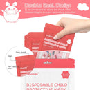 Kids face mask for Girls 50pcs Disposable Child Face Mask Wudida