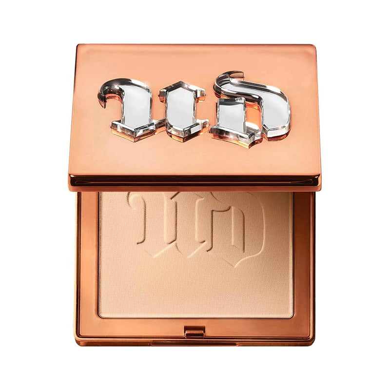 Urban Decay Stay Naked The Fix Powder Foundation, 40NN - Matte Finish Lasts Up To 16 Hours - Water & Sweat-Resistant - Comes with Charcoal-Infused Sponge URBAN DECAY Store