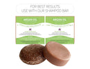 Conditioner Bars - All Natural Solid Bars Made in USA for Full and Frizz Free Hair - Minimalist Home and Travel Bar Conditioner for Hair (Fresh Citrus, Argan Oil, Unscented 3bars) Clever Yoga