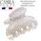 Camila Paris CP3071 French Hair Clips for Women, Handmade, White, Small, Girls Hair Claw Clips Jaw, Durable Styling Hair Accessories for Women, Strong Hold No Slip Grip, Made in France Camila