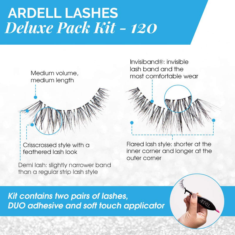 Ardell Deluxe Pack Lash, 120 Demi Black Ardell