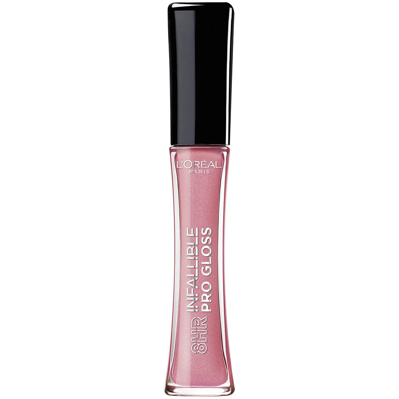 L’Oreal Paris Makeup Infallible 8 Hour Hydrating Lip Gloss, Pink Opal, 0.5 Ounce L'Oreal Paris Store