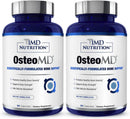 1MD Nutrition OsteoMD for Comprehensive Support - Supplement for Women and Men - Promote Density w/Vitamin D - Hydroxyapatite w/Vitamin D3 & K2-90 Capsules Infinity Warehouse