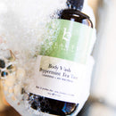 Peppermint Tea Tree Body Wash – Made with Organic Ingredients, Shower Gel for Men & Women, Tea Tree Soap for Oily or Acne Prone Skin, Helps Soothe Skin Blemishes Beauty by Earth