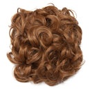 Messy Hair Bun with Combs Easy Stretch Dish Hair Chignon Extensions Curly Clip in Updo Hairpiece Short Ponytail Scrunchy for Women 95g Auburn Hairro Store