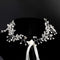 MA STRAP Handmade Crystal Rhinestones Headband Floral Headpiece Wedding Bridal Hair Accessories MA STRAP