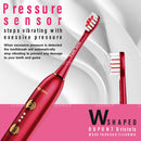 Wagner & Stern WHITEN+ Edition. Smart Electric Toothbrush with Pressure Sensor. 5 Brushing Modes and 3 Intensity Levels, 8 Dupont Bristles, Premium Travel Case. Wagner & Stern