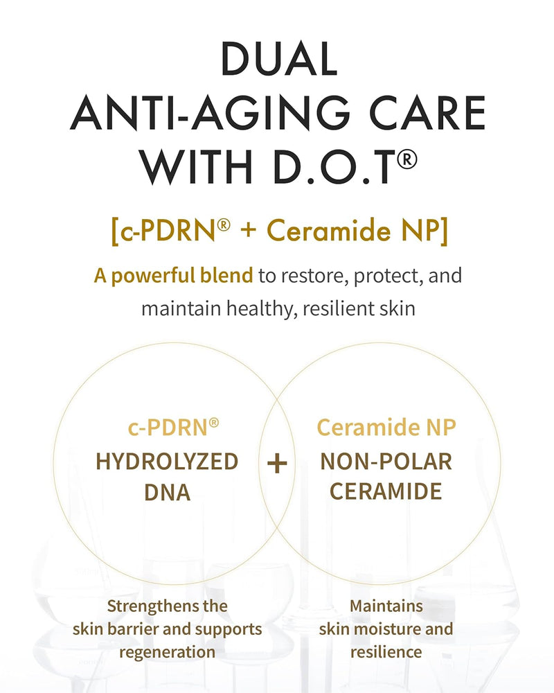 REJURAN® Dual Effect Ampoule, DOT DUAL c-PDRN® - Salmon DNA Face Serum for Deep Rejuvenation, Wrinkle Care, Firming, Skin Elasticity with Visible Anti-Aging Results. Korean Skincare (1.01 fl oz) Infinity Warehouse