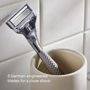 Harry's Original Shaving Kit for Men - Razor Handle and 3 Razor Blade Refill Cartridges - German Engineered - Chrome Edition Infinity Warehouse