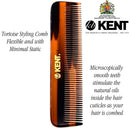 Kent A FOT Limited Edition Handmade Pocket Comb for Men, All Fine Tooth Hair Comb Straightener for Everyday Grooming Styling Hair, Beard and Mustache, Saw Cut and Hand Polished, Made in England KENT