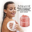 Grapefruit Scrub, Salt Scrub for Smooth and Soft Skin, Organic Premium Skin Exfoliator with Shea Butter, Vitamin E and Natural Oils, Hydrating Formula for All Skin Types 10 oz White Naturals