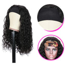 UNice Headband Human Hair Wig Water Wave Glueless None Lace Front Machine Made Brazilian Virgin Hair Wigs for Black Women 150% Density (16 inch) UNICE Store