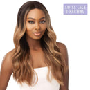 Outre Synthetic Hair Lace Front Wig Swiss Lace I Part Stevie (DRFF2/2730) Outre