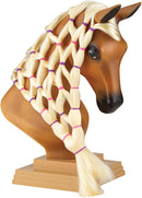 Breyer Horses Mane Beauty Horse Styling Head | SUNSET | Blonde Extra-Long Silky No Tangle Mane | 10" x 4.25" x 4.25" | Styling Book, Brush, Hair Coils, Hair Clips, Elastics | Horse Toy | Model