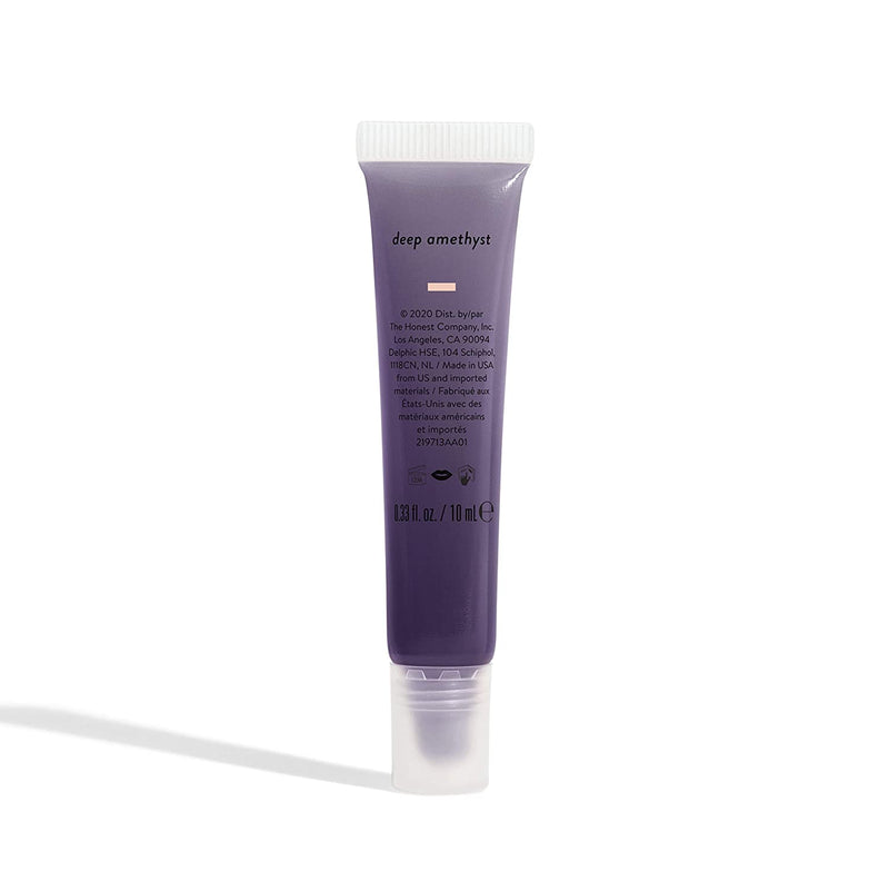 Honest Beauty Gloss-C Lip Gloss, Deep Amethyst | Vegan | Sheer + Buildable with Coconut Oil & Hyaluronic Acid | Silicone Free, Beeswax Free & Cruelty Free | 0.33 fl. oz. Honest Beauty Store