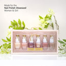 Nicole Miller Total Nudes Nail Polish Collection, Set of 6 Unique Glossy and Shimmery Nail Polish Colors for Women and Girls, Quick Dry Nail Polish' Nicole Miller Store