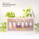 Nicole Miller Total Nudes Nail Polish Collection, Set of 6 Unique Glossy and Shimmery Nail Polish Colors for Women and Girls, Quick Dry Nail Polish' Nicole Miller