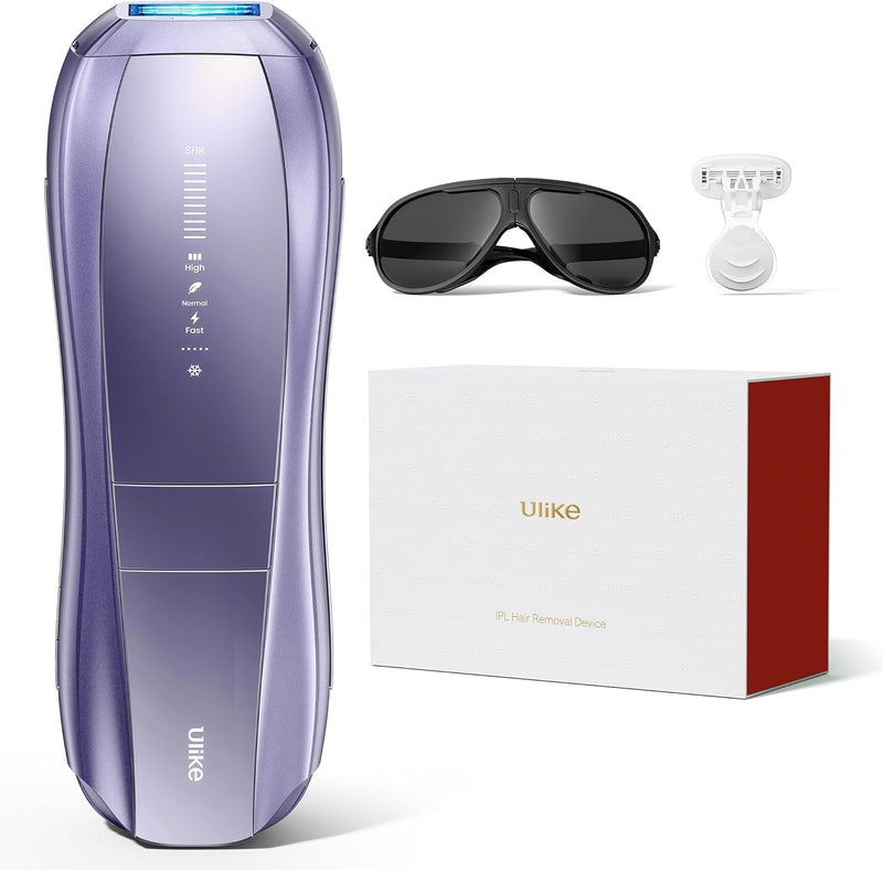Ulike Laser Hair Removal Device Air 10 Ipl Gift for Women and Men, Ice Cool and Permanent Hair Reduction for Nearly Painless, Dual Lights, Skin Sensor & USHR Mode Hair Removal in 10mins from Home Infinity Warehouse