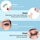 DYSILK 5 Pairs 6D Mink Eyelashes Faux Fluffy Wispy Natural Cross Fake Eyelashes Volume Thick Long Handmade False Eyelashes Pack Extension Reusable Soft Makeup Lashes No Glue |006-15.2mm DYSILK