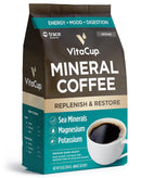 VitaCup Genius Ground Keto Coffee w/Turmeric, MCT Oil, B Vitamins, D3, Ground Coffee Medium Dark Roast, Bold & Smooth, 100% Arabica Coffee Grounds, 11 oz Infinity Warehouse