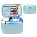 Travel Makeup Bag Large Cosmetic Bag Make up Case Organizer for Women and Girls (Small, Sky Blue) Narwey Store