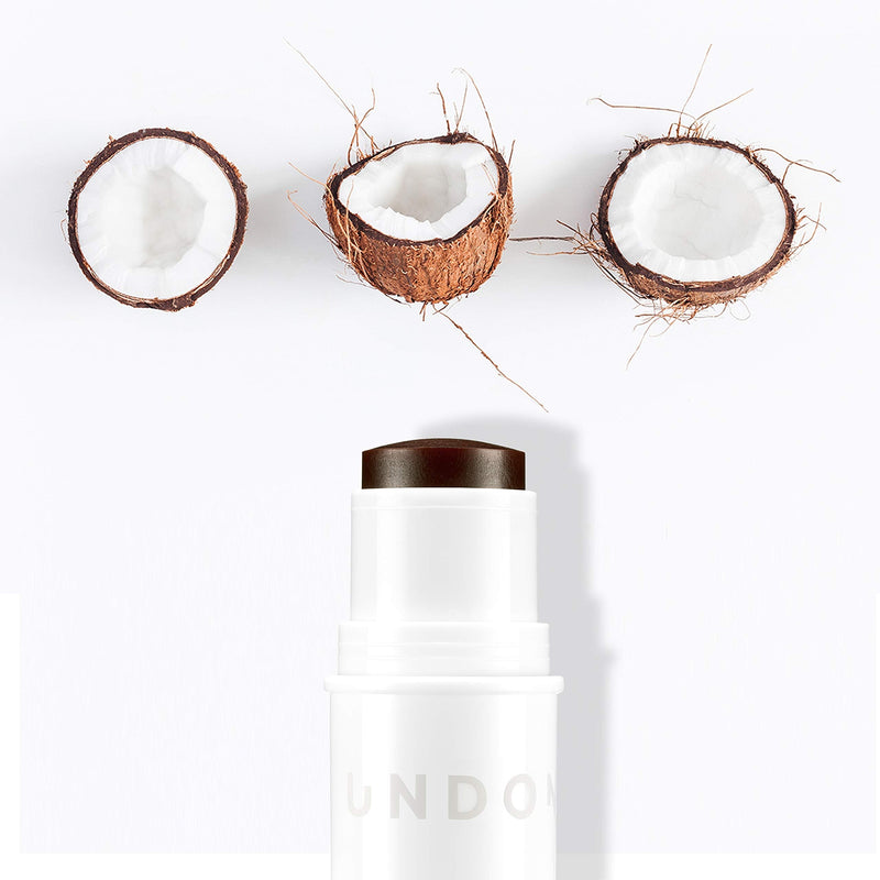Water Bronzer Stick. Blends perfectly into skin - UNDONE BEAUTY Water Bronzer. Most natural looking tan - No Streaks, Lines, Mistakes. Coconut for Radiant, Dewy Glow. Vegan & Cruelty Free AMBER - 0.19 oz | 5 g UNDONE BEAUTY