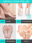 Foot Peel Mask - Dermatologically Tested - 2 Pack (Pairs) Exfoliating Foot Mask - Makes Feet Baby Soft by Peeling away Calluses & Dead Skin Remover by SUNATORIA - Updated Formula (Aloe Vera) SUNATORIA