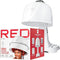 Red by Kiss 3000 Ceramic Tourmaline Professional Hood Dryer, 4 Heat Settings Blow Dryer for Home & Salon, Height Adjustable Convenient Big Hood Size Extra Coverage Infinity Warehouse