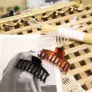 DAYAMY Big Plastic Hair Claw Clips For Thick Hair, 4.3 Inch Claw Hair Clips for Women and Girls Strong Hold on Shower and Banquet (Banana Hair Claw Clips) DAYAMY