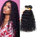 COISINI 10A Brazilian Water Wave Human Hair Bundles 28 26 24 Inch 100% Wet and Wavy Human Hair Bundles Virgin Hair Extensions Natural Color Coisini