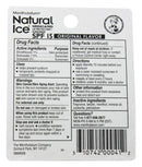 Mentholatum Natural Ice Lip Balm Original SPF 15 1 Each ( Pack of 2) Natural Ice