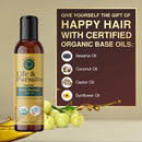 Life & Pursuits Amla Brahmi Hair Oil for Hair Growth - 3.38 Oz Organic & Natural Hair Oil with Coconut, Castor, and Sesame for Healthy & Shiny Hair Life & Pursuits