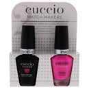 Cuccio Matchmaker - Colour Nail Lacquer & Veneer Gel Polish - She Rocks - For Manicures & Pedicures, Full Coverage - Long Lasting, High Shine - Cruelty, Formaldehyde & Toluene Free - 2 pc Cuccio