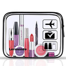 2pcs/pack Lermende Clear Toiletry Bag TSA Approved Travel Carry On Airport Airline Compliant Bag Quart Sized 3-1-1 Kit Luggage Pouch (Black) Lermende