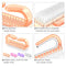 Handle Grip Nail Brush, Larbois Fingernail Scrub Cleaning Brushes for Toes and Nails Cleaner Pedicure Brushes for Men and Women (4 Pack) Larbois