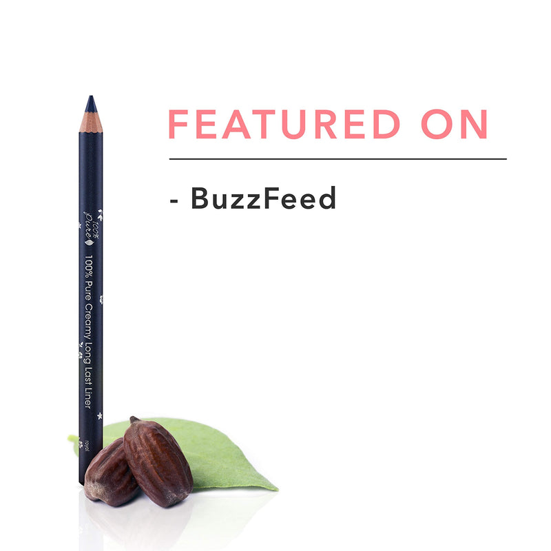 100% PURE Long Last Eyeliner, Royal, Creamy Eyeliner Pencil, Colored Eyeliner, Long-Lasting, Easy to Apply Eye Makeup, Vegan Makeup (Blue) - 0.14 oz 100% PURE