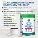 BioTrust Multi Collagen Protein Powder + Keto MCT Oil - 5 Types (I, II, III, V, X) & 100% Caprylic Acid C8 - Support Elevated Ketones, Metabolism, Joints & Beauty All in 1 Collagen Powder (Unflavored) Infinity Warehouse