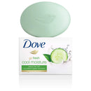 Dove Skin Care Beauty Bar for Softer Skin, Cucumber & Green Tea More Moisturizing than Soap, 3.75 Oz, Pack of 6 Dove
