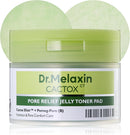Dr. Melaxin Cactox Pore Relief Jelly Toner Pads, Cooling & De-Puffing Toner Pads for Enlarged Pores, Hydrating Cactus Gel Pads for Puffy Skin, 170ml (60 Pads) Infinity Warehouse