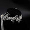 MA STRAP Handmade Crystal Rhinestones Headband Floral Headpiece Wedding Bridal Hair Accessories MA STRAP