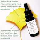 Vegan Mia Organics - Clarity Brightening & Balancing Concentrated Face Oil Serum - with Black Seed Oil, Jojoba Oil, Green Tea, Neem, Maracuja, Rosehip Seed Oil and More Facial Oils - Reveal Visibly Clearer, Smoother, More Radiant Skin Naturally, 0.5 fl oz Vegan Mia