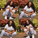 Brazilian Kinky Curly Bundles with Closure（22 24 26+20）10A Virgin Human Hair Bundles with Closure Remy Curly Hair 3 Bundles with Lace Closure Free Part Jerry Curl Hair Bundles YOCYTU