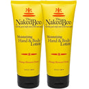 The Naked Bee Restoration Foot Balm, 2 Ounce, Orange Blossom Honey + Orange Blossom Honey Hand and Body Lotion, 6.7oz + Honey Bee Hand & Body Lotion, Lip Balm, and Hand Sanitizer 3 Piece Kit The Naked Bee
