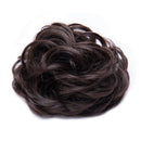 Messy Bun Hair Piece Scrunchy Updo Hair Pieces for Women Fluffy Wavy Hair Bun Scrunchies Donut Hairpiece Synthetic Chignons With Elastic Rubber Band Medium Brown-Thicker 1 pc Benehair