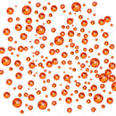 AD Beads 4300 Pieces Flat Back Nail Art Rhinestones Round Beads 6 Sizes (2-6.5mm) with Storage Organizer Box,Rhinestones Picking Pen for Nail Art Phone Decorations Crafts DIY (Orange) AD Beads