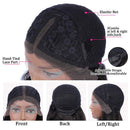Amanda Body Wave Lace Front Wigs Human Hair Per Plucked Brazilian Virgin Human Hair Middle T Part Lace Wig with Baby Hair For Black Women Natural Color(20”body) Amanda